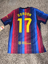 Nike FC Barcelona Gordon #17 Men’s Soccer Jersey Size L player version autentic picture