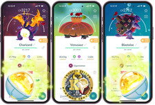 P.T.CentraI—TRADE—Shiny Gigantamax Charizard—Venusaur—Blastoise—Level 50—Digital picture