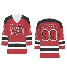 Korn Unisex V-neck Hockey Jersey picture