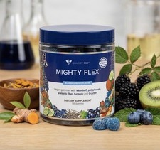 Authentic Mighty Flex Gummies 120 Count Blue Raspberry.  Support Healthy Aging picture