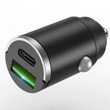 100W Ultra-Fast Car Charger PD+QC Dual Port for iPhone Android Laptop 2X Fast picture