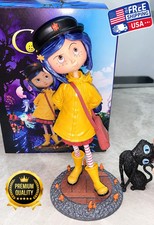 Coraline & Cat Figure Set 20cm PVC Statue Movie Collectible Doll Halloween Gift picture