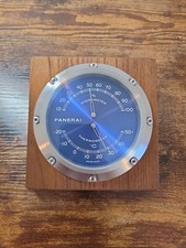 Panerai Instruments OEM Hygrometer / Thermometer Sunburst Blue Dial Complete Set picture