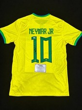 Neymar Jr. Brazil National Team #10 Signed Jersey Fanatics Authentic picture