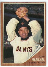 1962 TOPPS SAN FRANCISCO GIANTS JUAN MARICHAL CARD # 505 picture