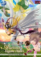 MegaHouse G.E.M.SERIES Digimon Angewomon & Hikari Yagami 1/8 PVC Figure picture
