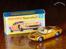 Lesney Matchbox No.33c Lamborghini Miura Superfast & Original Box picture