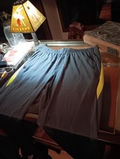 clothing men Adidas Joggers size L yellow gray picture