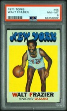 1971 Topps Walt Frazier #65 PSA 8 picture