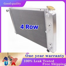 4 Rows Aluminum CU162 Radiator For 1976-1979 Cadillac Seville 5.7L V8 Cross Flow picture