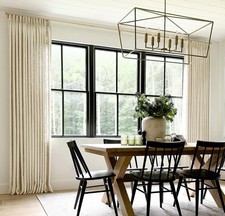 TWOPAGES 72x90 Lined Pinch Pleat Curtain Panel Light Khaki Faux Linen Drape picture