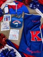 Vintage Kilgore College Rangerettes Jacket Bag Blanket Revels 01-03  Lot. picture