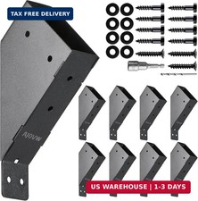 8Pcs 45 Degree Pergola Angle Support Brackets, 2x4 Wood Connector | Angle Bracke picture