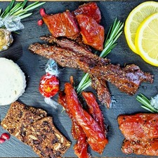 Wild Canadian Smoked Salmon Gift Box 4 Flavors Gourmet Seafood Christmas Gift picture
