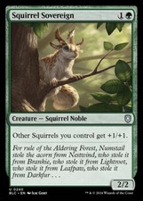 Squirrel Sovereign 0240 Non Foil Uncommon Bloomburrow Commander MTG Near Mint picture