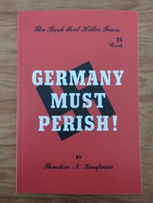 Germany Must Perish by Theodore N. Kaufman picture
