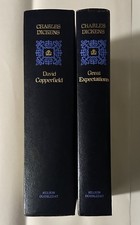 Vintage Charles Dickens 2 Book Lot Copperfield / Great Expectations HC picture