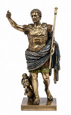 Augustus Caesar Statue Roman Emperor Sculpture Ancient Rome History Gift  picture