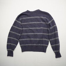Vintage Gap Clothing Co Sweater Medium Wool Pullover Stripe Made In USA Preppy picture