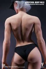 VERYCOOL VCD-05B 1/6 Female Muscular Physique Natural Skin Platinum Silicone Bod picture