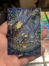 2000 Topps Chrome SPARKLE Golduck - Misaligned picture