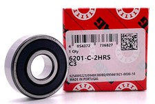 NEW FAG 6201 C 2HRS C3 DEEP GROOVE BALL BEARING, 32x32x10 RUBBER SELAED picture