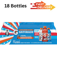Gatorade Variety Pack Sports Drink 18x12oz Fruit Punch Cool Blue Cherry picture