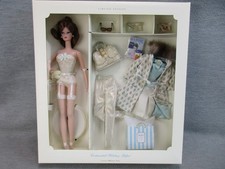 Silkstone Continental Holiday Giftset Mattel 55497 Aqua & Golden Brocade MINTY picture