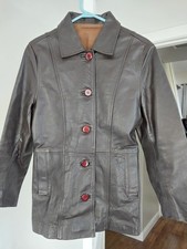 Argentinean leather coat womena picture