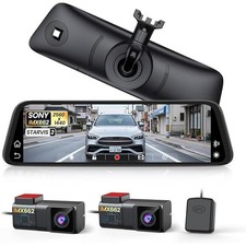 AUTO-VOX T11 Mirror Dash Cam CarPlay Android Auto Sony IMX662 Night Vision GPS picture
