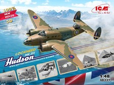 ICM 48331 WWII British Reconnaissance Bomber Lockheed Hudson Mk. III 1/48 picture