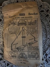 Vintage NOS Rayline #595 License Plate Frame 1941-1948 Original packaging Buick  picture