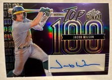 2023 Leaf Metal - Top 100 Jacob Wilson Pre-Production One of One 1/1 (AU, RC) picture