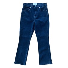 New Everlane The Authentic Stretch Slim Boot Cut Jeans Indigo Blue 28 picture