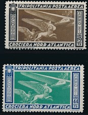 1933 COLONIES TRIPOLITANIA AIRMAIL ATLANTIC CRUISE BALBO MNH 307 picture