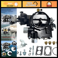 Marine 2 Barrel Carburetor for 3.0L 2.5L Mercruiser Engines, Electric Choke, Gas picture