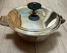 VTG MCM MUECK-CARY  TOMMI PARZINGER DESIGN SilverPlated 3 Pieces Serving Bowl picture