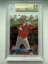 Topps 2018 Chrome Update Shohei Ohtani Rookie Debut #HMT32 BGS 9.5 picture