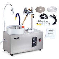 VEVOR Gem Faceting Machine 180W Jade Grinding Polishing 2980RPM Rock Polisher picture