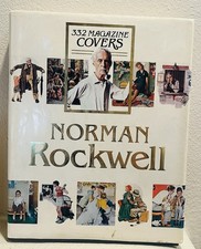 Norman Rockwell 332 Magazine Covers-Vintage 1979- Hardcover With Dust Jacket picture