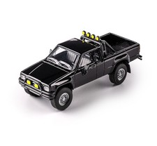 1985 TOYOTA HILUX SR5 PICKUP BLACK 1/64 DIECAST MODEL BY MAJORETTE 8505001016 picture