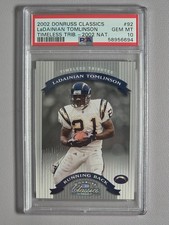 PSA 10 LADAINIAN TOMLINSON 2002 Donruss Classics Timeless Tributes National #/5 picture