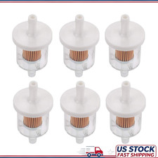 6pcs Kawasaki FX481V-FX1000V Inline Fuel Filter 49019-0027 1/4in 40 Size: 6 Pack picture