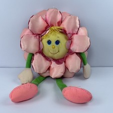 Vintage Amtoy Flower Plush Anthromorphic 1985 Terrycloth 80's Toy picture