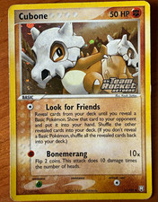 Cubone 51/109 Reverse Holo Stamped EX Team Rocket Returns 2004 Pokemon Card picture
