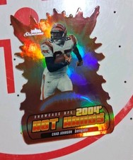 2004 Fleer Showcase Hot Hands CHAD JOHNSON SSP 1:480 Packs Refractor Die-cut  picture