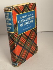 Robert Bain Clans & Tartans Scotland 1974 Hardcover Illustrated Genealogy picture
