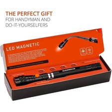 LED Magnetic Pickup Tools Telescoping Flashlights with Extendable Magnet Stick picture