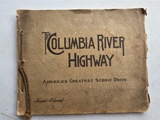 Columbia River Highway Antique Portfolio of Photos c1922, 18 Hand Colored Photos picture