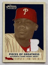 2006 Bowman Heritage Pieces of Greatness — Complete Your Set — Choose Your Card picture